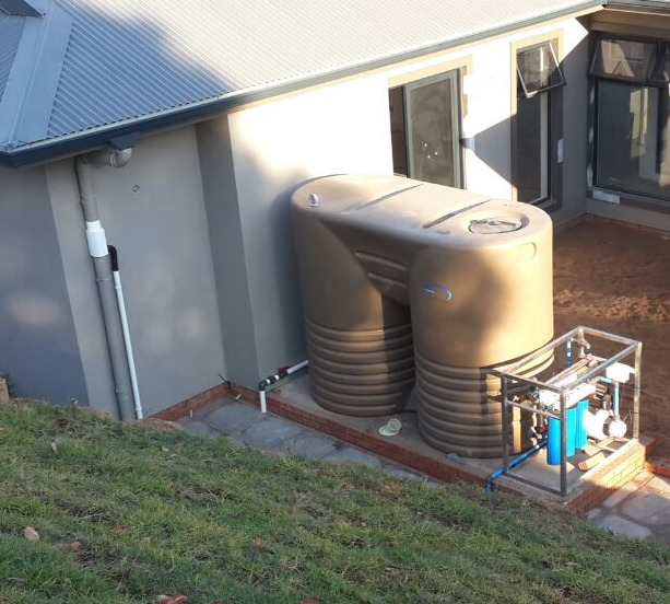 Integrated potable rainwater harvesting system